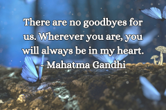 The souls of the departed are never truly gone; they simply move into another room, where we cannot see or touch them, but where they continue to watch over us." - Unknown - 4